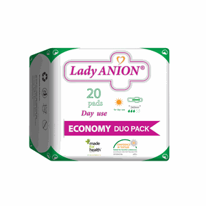 Lady Anion dieniniai ekologiški paketai su anijonų juostele N20