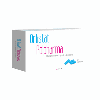 Orlistat Polpharma 60 mg kietosios kapsulės N42