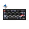 Keychron V3 80% Mechanical Keyboard (ANSI, Carbon Black, RGB, Hot-swap, US, Pro Blue Switch)