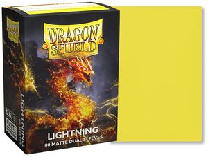 Dragon Shield Standard Matte Dual Sleeves - Lightning (100 Pcs)