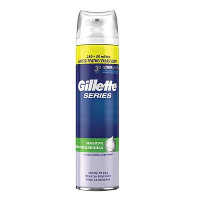 Gillette Series Sensitive Shaving Foam Skutimosi putos jautriai odai, 300ml