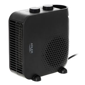 Šildytuvas Adler Heater AD 7725b Fan heater, 2000 W, Number of power levels 2, Black