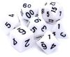 REBEL RPG Dice Set - Matte - White