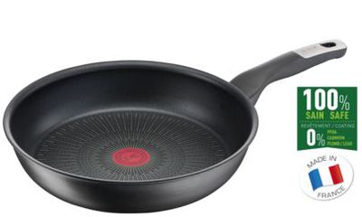 Keptuvė TEFAL G2550572 Unlimited Frying, skersmuo 26 cm, tinka indukcinei kaitlentei, Black - Noir