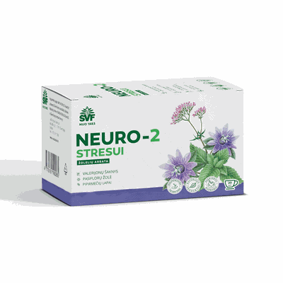 ŠVF žolelių arbata NEURO-2 STRESUI, 1,5 g, N20