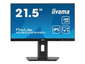 IIYAMA XUB2293HSU-B6 21.5inch ETE IPS FHD 100Hz 250cd/m2 1ms Speakers HDMI DP MPRT USB 2x2.0 FreeSync 15cm Height Adj.