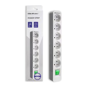 Qoltec Power strip 6 sockets, 1.8m