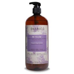 OHANIC No-Yellow Shampoo Geltonumą neutralizuojantis šampūnas, 1000 ml 