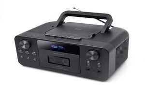 Magnetola Muse Portable CD Radio Cassette Recorder With Bluetooth 	M-182 DB AUX in Black