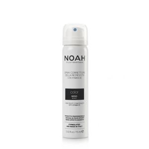 Noah Hair Root Concealer Black Plaukų šaknų maskuoklis (juodas), 75ml