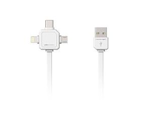 allocacoc USB Kabel weiss