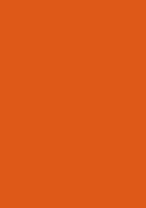 Spalvotas vatmanas A1, 60x84cm, 160g, oranžiniai-raudonos spalvos