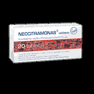 Neocitramonas tabletės N20