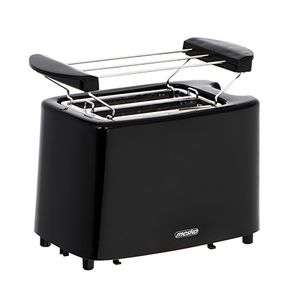 Skrudintuvas Mesko Toaster MS 3220 Power 750 W, Number of slots 2, Housing material Plastic, Black