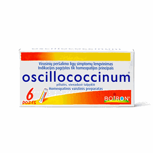 Oscillococcinum 1,0 g piliulės vienadozėje talpyklėje N6