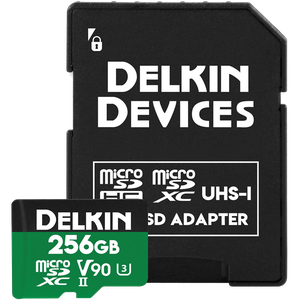 DELKIN MICROSD POWER 2000X UHS-II (V90) R300/W250 256GB