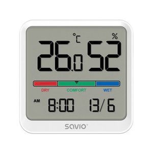 Temp./humidity sensor SAVIO CT-01/W white