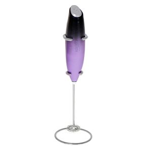 Pieno plakiklis Adler Milk frother with a stand AD 4499 Black/Purple