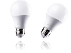 E27 LED bulb 9W=60W warm light 3000K, 2 pcs