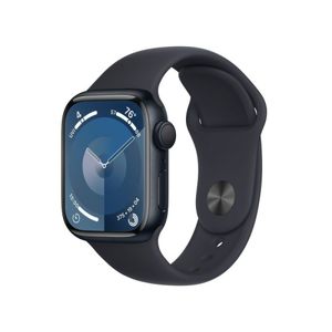 Apple Watch Series 9 Išmanusis laikrodis GPS 41mm Midnight Aluminum Case/Midnight Sport Band M/L