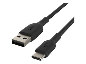 Kabelis Belkin USB-C cable Male USB Type A Male Black USB-C 1 m Black USB-C cable Male 24 pin USB-C 1 m Male 4 pin USB Type A