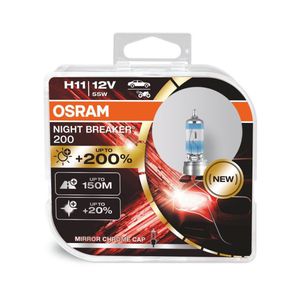 Osram lemputės Night Breaker LASER H11 +200% | NEXT