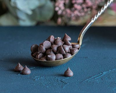 Ekologiški juodojo šokolado (70%) lašeliai - 15 kg