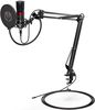 Endorfy Solum Streaming Black Condenser Microphone + Stand | USB