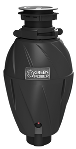 Maisto atliekų smulkintuvas Elleci Kitchen Waste Grinder TDH01000BK Green Power 1 HP DeLuxe 750 W, 1070 ml, 2800 RPM, Black