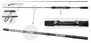 Jigo Spiningas AKARA Erion Jig TX-30 2-ų Dalių, Ilgis 228 cm Testas 2-8g.