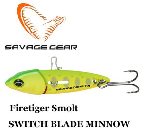 Savage gear Switch Blade Minnow Firetiger Smolt blizgė 18 g