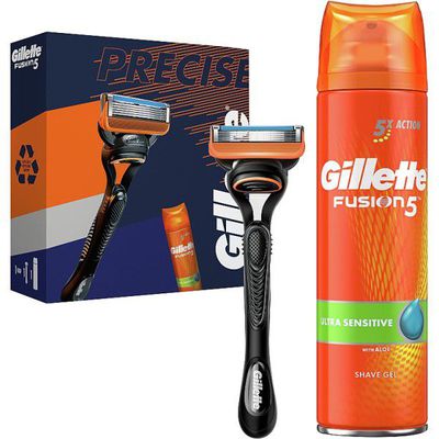 Gillette Fusion Precise Shaving Kit Skutimosi rinkinys vyrams, 1vnt