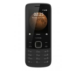 Mobilus telefonas Nokia 225 4G TA-1316 Black, 2.4 ", TFT, 240 x 320 pixels, 64 MB, 128 MB, Dual SIM, Nano-SIM, 3G, Bluetooth, 5.0, USB version MicroUSB, Built-in camera, Main camera 0.3 MP, 1150 mAh