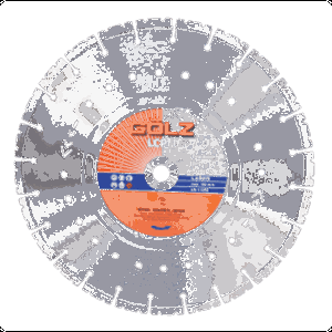 Deimantinis diskas betonui GOLZ LCP1 Ø300x25,4mm