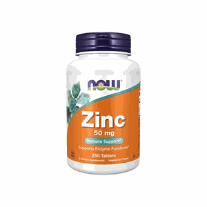 NOW Zinc Gluconate 50 mg tabletės N250 