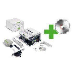 Akumuliatorinis stalinis diskinis pjūklas FESTOOL CSC SYS 50 EBI-Basic Mt Edt