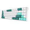 Royal Kludge RK71 TKL  White/green Wireless Mechanical Keyboard | 70%, Hot-swap, Red Switches, US