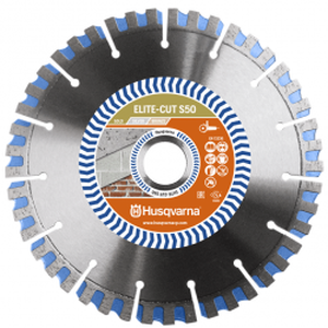 Deimantinis diskas betonui HUSQVARNA Elite-Cut S50 180x22,2mm
