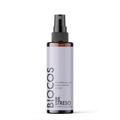 Biocos Aromatherapy Mist Cedar, Lavender Orange Kvapni dulksna - Be streso , 100 ml 