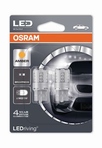 LED OSRAM lemputė WY21W 12V 1W (21W) W3x16d