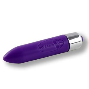 Vibratorius Rocks-Off 80mm violetinės spalvos