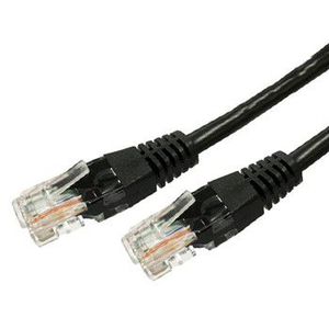 Cable Patchcord cat. 5e RJ45 UTP 1,5m black