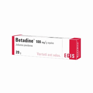 Betadine 100 mg/g tepalas 20 g