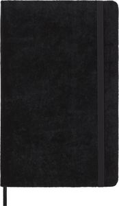 Užrašų knygutė Moleskine, 13x21cm, kietais viršeliais, juodos spalvos