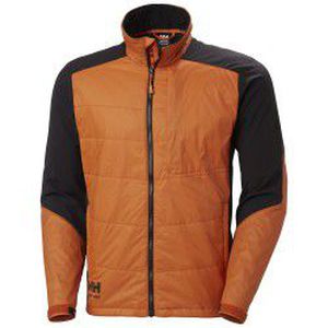 Striukė HELLY HANSEN Kensington Insulated Jacket, juoda/oranžinė XL