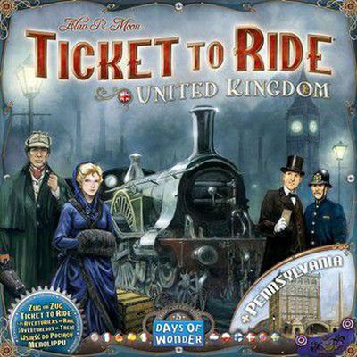 Ticket to Ride Map Collection 5: United Kingdom  and  Pennsylvania