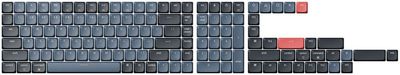Keychron ABS LSA Full Set (Low profile - Black and Gray) Keycap Set