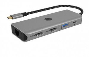 ICY BOX IB-DK4012-CPD 9in1, 2x HDMI, 4K60Hz