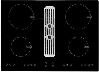 Cookology CIHDD700 70 cm 4 zonų indukcinė kaitlentė su įmontuotu gartraukiu