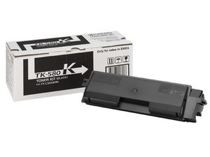 Kyocera TK-580 (1T02KT0NL0), juoda kasetė lazeriniams spausdintuvams, 3500 psl.